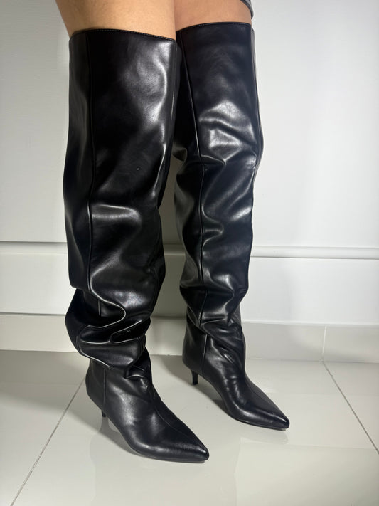 stivali altissimi gambale ampio